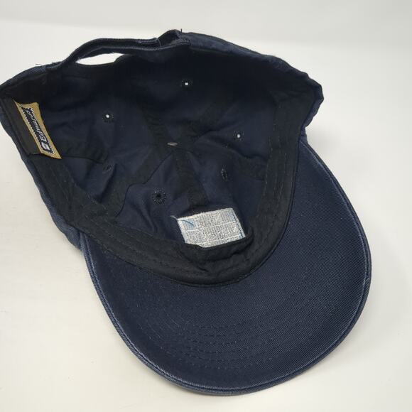 North Kansas City Hospital Strapback Baseball Cap Blue One Size 6 Panel Edwards - Picture 7 of 10